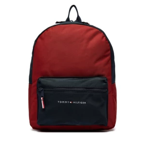 Plecak Tommy Hilfiger Essential Colorblock Backpack AU0AU01917 Czerwony