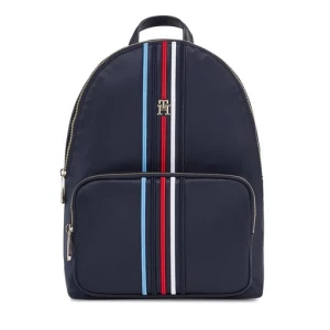 Plecak Tommy Hilfiger Poppy Backpack Corp AW0AW16116 Space Blue DW6
