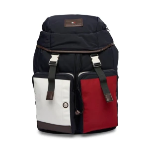Plecak Tommy Hilfiger Th Casual Flag Backpack AM0AM14143 Granatowy