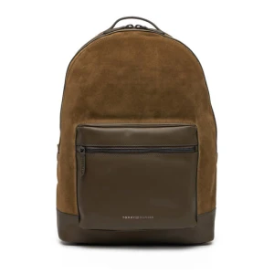Plecak Tommy Hilfiger Th Casual Suede Backpack AM0AM13229 Zielony