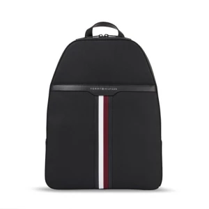 Plecak Tommy Hilfiger Th Coated Canvas Backpack AM0AM11533 Czarny