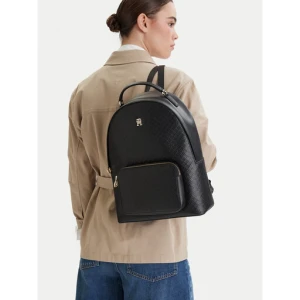Plecak Tommy Hilfiger Th Daily Backpack Mono AW0AW18852 Czarny