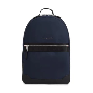 Plecak Tommy Hilfiger Th Elevated Nylon Backpack AM0AM11573 Granatowy