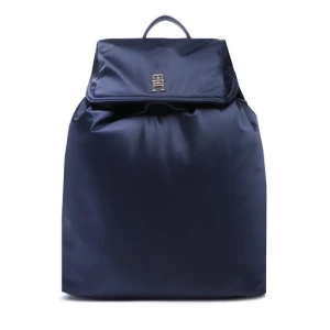 Plecak Tommy Hilfiger Th Flow Flap Backpack Solid AW0AW14687 Granatowy