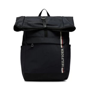 Plecak Tommy Hilfiger Th Monotype Rolltop Backpack AM0AM11792 Granatowy