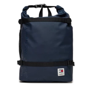 Plecak Tommy Jeans Tjm Daily + Rolltop Backpack AM0AM12120 Granatowy