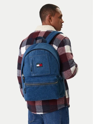 Plecak Tommy Jeans Tjm Utility Denim Backpack AM0AM14052 Niebieski