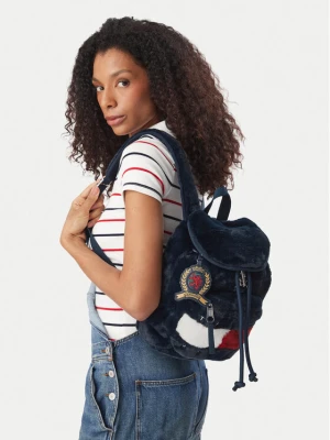 Plecak Tommy Jeans Tjw Archive Fur Backpack AW0AW19078 Granatowy