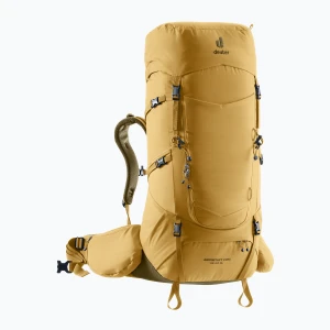 Plecak trekkingowy damski deuter Aircontact Core 55 + 10 l SL savanna / nori Żółty