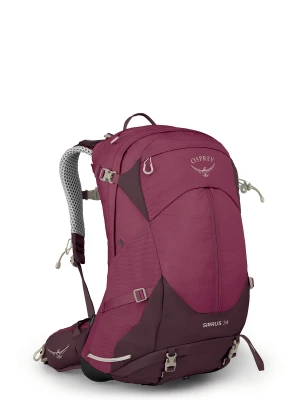 Plecak turystyczny damski Osprey Sirrus 34 - elderberry purple/chiru tan