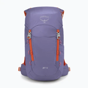 Plecak turystyczny dziecięcy Osprey Jet 18 l euphoria purple / mars orange Fioletowy