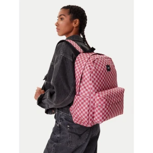 Plecak Vans Old Skool Check VN000H4XZRY1 Różowy