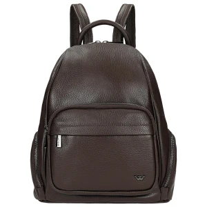 Czekoladowy skórzany plecak miejski 80253-52 Wojas