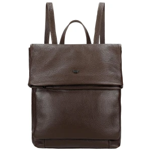 Brązowy plecak miejski ze skóry licowej 80435-52 Wojas