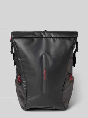 Plecak z detalem z logo model 'Ecodiver' Samsonite Czarny