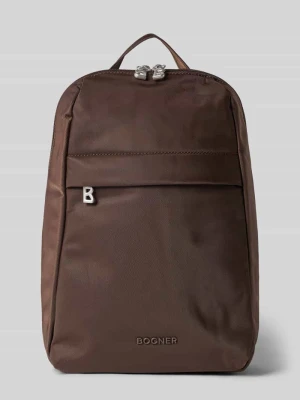 Plecak z detalem z logo model 'Maxon' Bogner Ciemnobrązowy