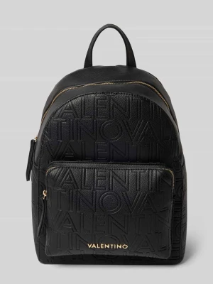 Plecak z fakturowanym wzorem z logo model ‘PANSY’ VALENTINO BAGS