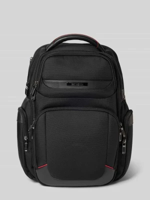 Plecak z mieszanki skóry cielęcej z detalem z logo model 'Pro-DLX' Samsonite Czarny
