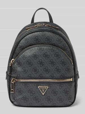 plecak z nadruk z logo na całej powierzchni model 'MANHATTAN' Guess