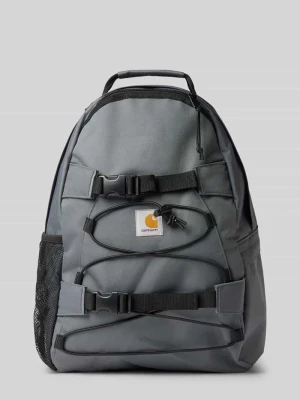 Plecak z naszywką z logo model 'KICKFLIP' Carhartt WIP Grafitowy