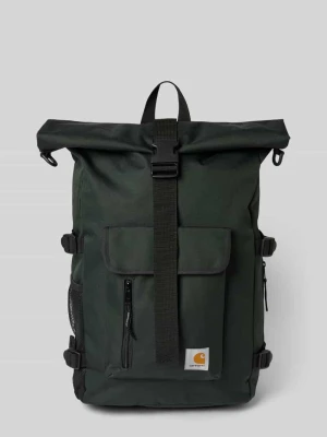Plecak z naszywką z logo model 'PHILIS' Carhartt WIP Ciemnozielony