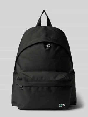 Plecak z przegródką na laptop Lacoste Czarny