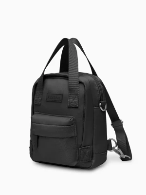 Zdjęcie produktu Plecak z torebką 2w1 mini czarny Puccini