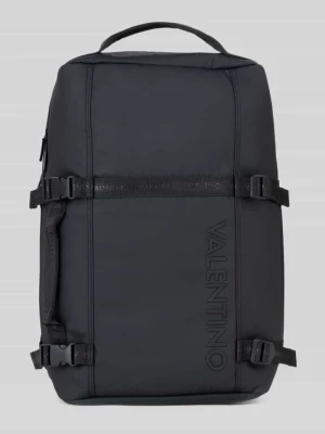 Plecak z wytłaczanym logo model 'AXEL' VALENTINO BAGS Czarny