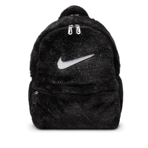 Plecak ze sztucznego futra dla dużych dzieci Nike (11 l) - Czerń