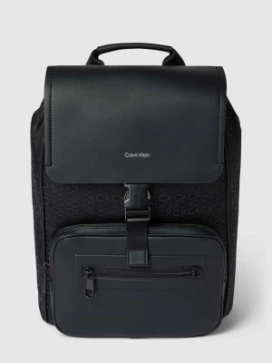 Plecak ze wzorem z logo CK Calvin Klein
