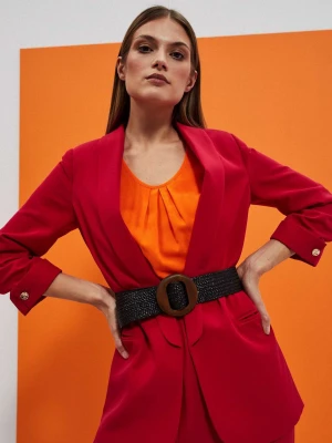 Pleciony pasek czarny Moodo