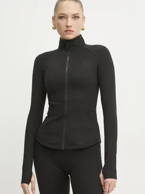 PLEIN SPORT bluza damska kolor czarny gładka SAEC WJB1812 STE003N