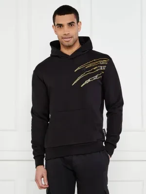 Plein Sport Bluza LS Lamina Scratch | Relaxed fit