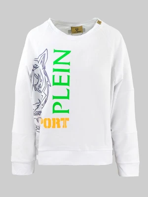 Plein Sport Bluza w kolorze białym rozmiar: L