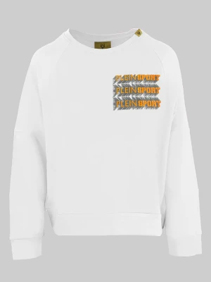 Plein Sport Bluza w kolorze białym rozmiar: M