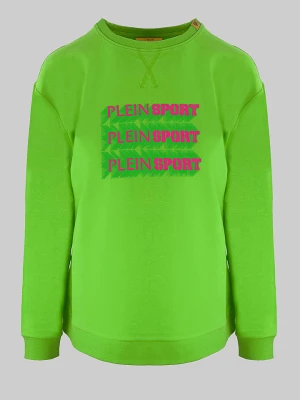 Plein Sport Bluza w kolorze zielonym rozmiar: XL