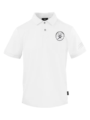 Plein Sport Koszulka polo w kolorze białym rozmiar: M