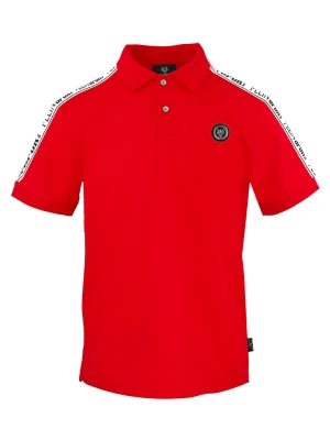 Plein Sport Koszulka polo w kolorze czerwonym rozmiar: L