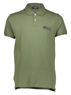 Plein Sport Koszulka polo w kolorze khaki rozmiar: S