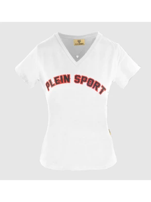 Plein Sport Koszulka w kolorze białym rozmiar: M