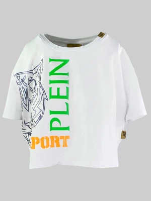 Plein Sport Koszulka w kolorze białym rozmiar: M