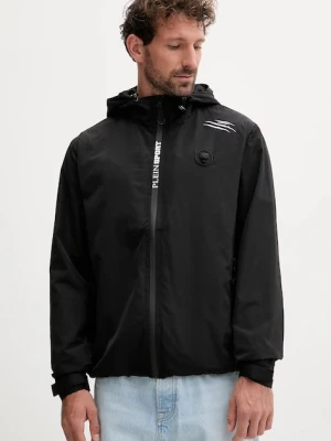 PLEIN SPORT kurtka kolor czarny przejściowa FAEC MRB2865 SXV005N