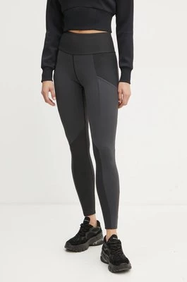 PLEIN SPORT legginsy damskie kolor czarny gładkie AADC WJT2009 STE003N