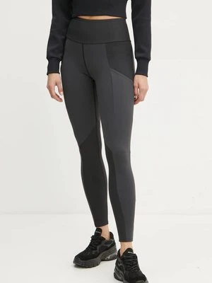 PLEIN SPORT legginsy damskie kolor czarny gładkie AADC WJT2009 STE003N