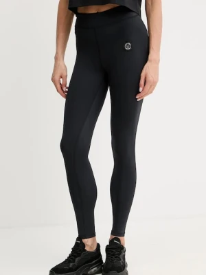 Zdjęcie produktu PLEIN SPORT legginsy damskie kolor czarny gładkie SAEC WJT2038 STE003N