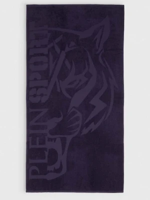 PLEIN SPORT ręcznik bawełniany 92 x 170 cm kolor granatowy PS24TW02