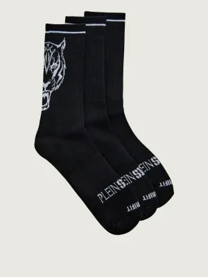 Plein Sport Skarpety 3-pack Tiger