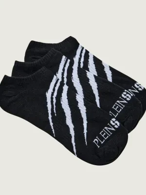 Plein Sport Skarpety/stopki 3 pack Scratch