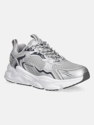 PLEIN SPORT sneakersy Track-King Chrome kolor srebrny USC0843.STE003N.70