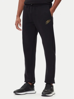 Plein Sport Spodnie dresowe PAEC MJT2607 STE003N Czarny Regular Fit